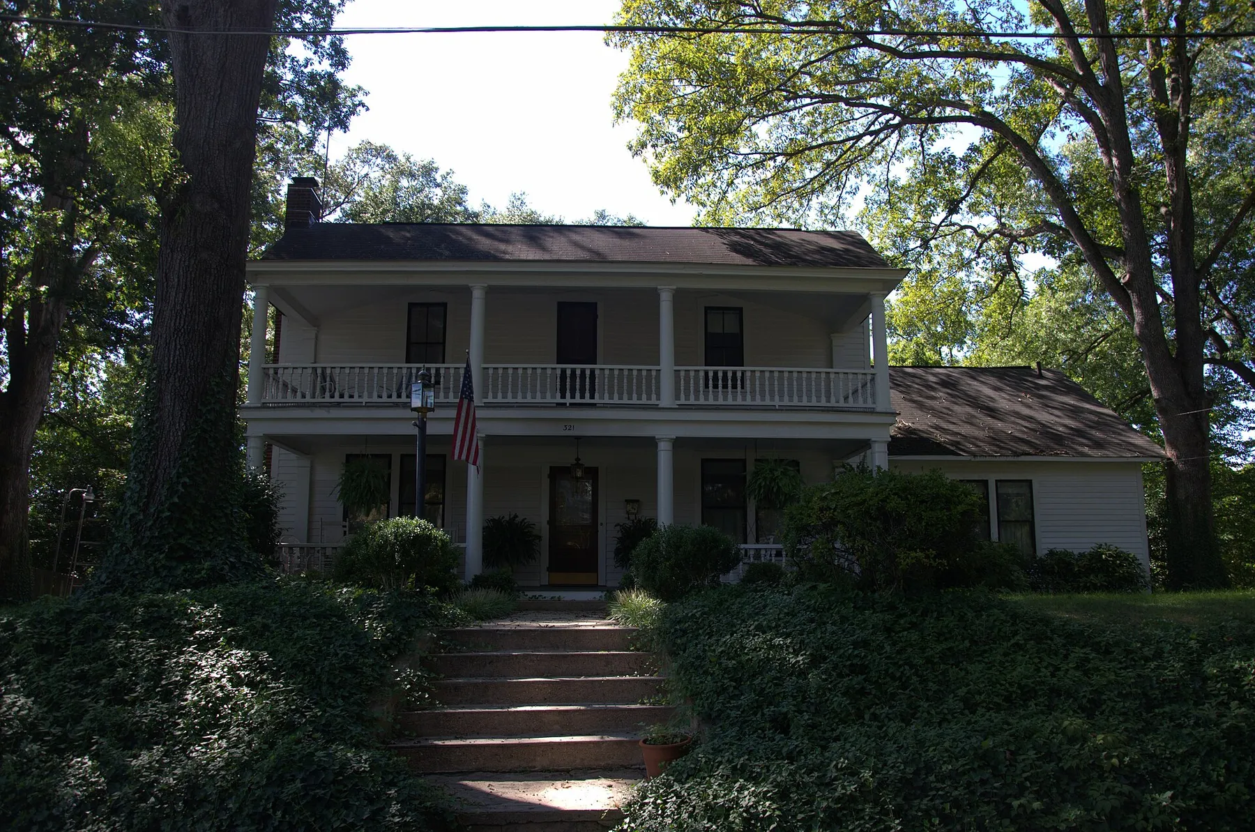 The historic John Lentz House in Hickory, NC